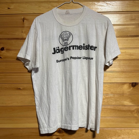 Jagermeister Other - Vintage Jägermeister White Tee Single Stitch Size XL